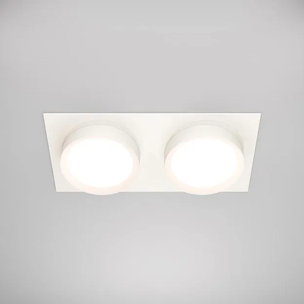 Встраиваемый светильник Technical Maytoni DL086-02-GX53-SQ-W Hoop