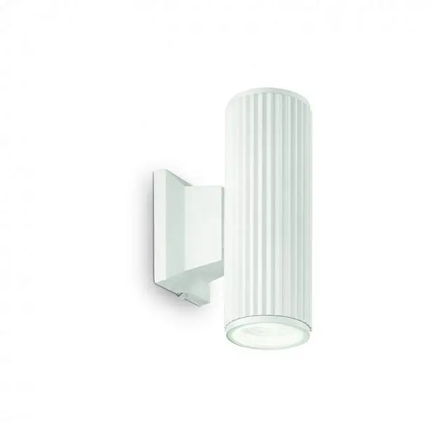 Уличный настенный светильник Ideal Lux BASE AP2 BIANCO 129457