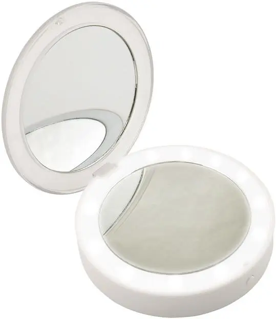 Зеркало с подсветкой Uniel ULK-F70 2AAA WHITE Зеркало с подсветкой Uniel ULK-F70 2AAA WHITE