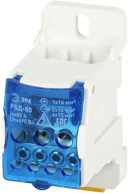 Распределительные блоки РБД на DIN-рейку ЭРА NO-122-39