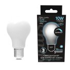 Лампа светодиодная диммируемая Gauss 102202210-D E27 10W 4100К матовая