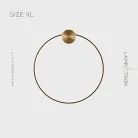 Бра WOLKE WALL Размер XL. Цвет Черный Lampatron 7351-20246