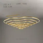 Кольцевые люстры и светильники ANDANTE Семь колец. Размер M Lampatron 5107-13077