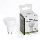 Лампа светодиодная MR16 GU10 5W 4000K Feron 51216 LB-24