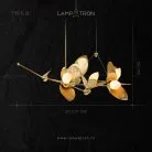 Люстра LAVRA Модель B (5 ламп). Латунь. Lampatron 6394-17209