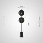 Торшер DELANO WOOD FL Черное дерево Lampatron 8971-25387