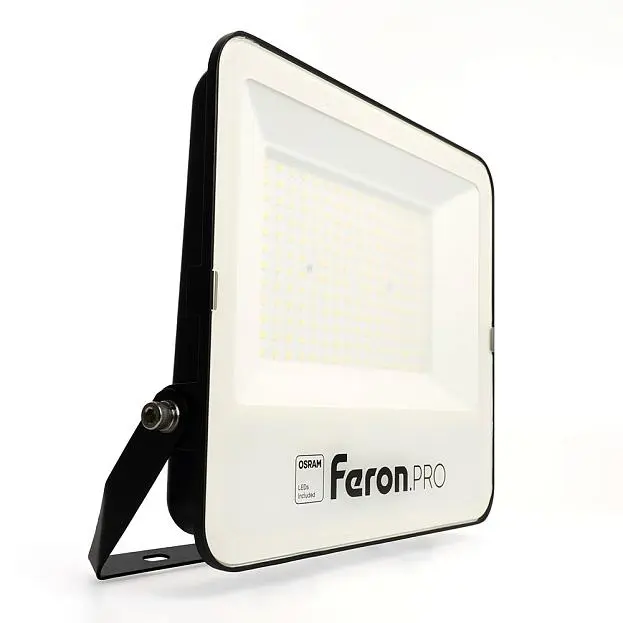 Светодиодный прожектор IP65 200W 6400K черный Feron 51016 LL-1000 Светодиодный прожектор IP65 200W 6400K черный Feron 51016 LL-1000