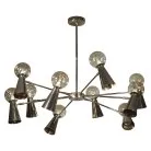 Люстра на штанге Loft IT 10046/10 Gold Halley