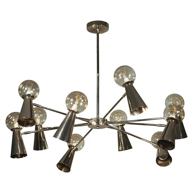 Люстра на штанге Loft IT 10046/10 Gold Halley