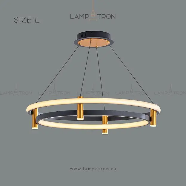 Кольцевые люстры и светильники GISELLA Размер L Lampatron 4754-12021 Кольцевые люстры и светильники GISELLA Размер L Lampatron 4754-12021