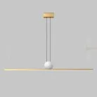 Реечный, рядный светильник AMOUR Размер S. Латунь. Теплый свет Lampatron amour-brass-s-warm 6713-23114