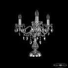 Настольная лампа Bohemia Ivele Crystal  1415L/3/141-39 Ni