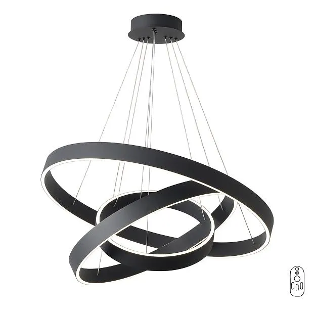 Люстра Crystal Lux TRON SP158W LED BLACK