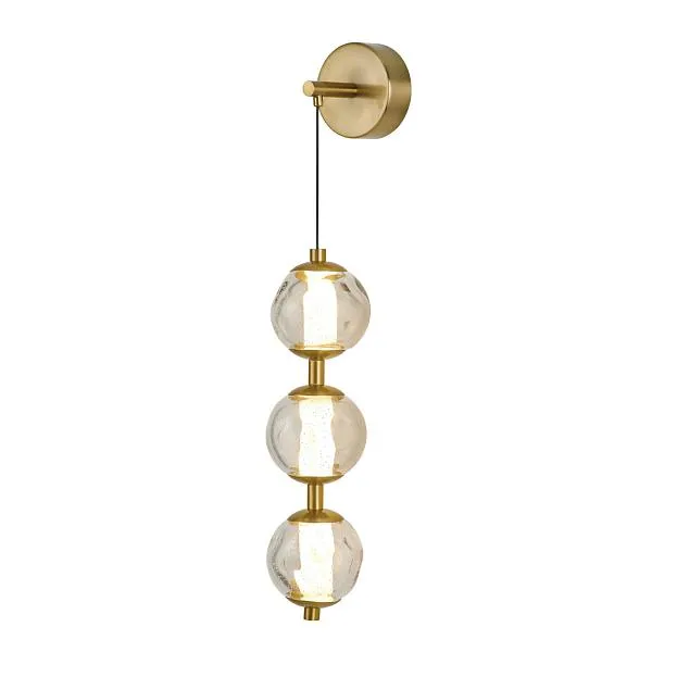 Настенный светильник Delight Collection OB2437 brass/clear OD2437