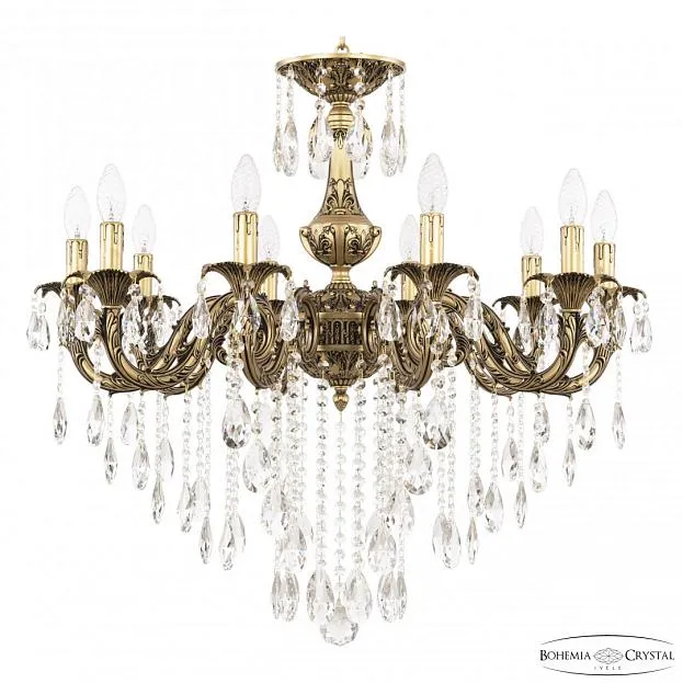 Люстра хрустальная Bohemia Ivele Crystal AL79101/10/250 B AGB Люстра хрустальная Bohemia Ivele Crystal AL79101/10/250 B AGB