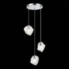 Светильник подвесной Хром/Прозрачный E14 3*40W ST Luce SL1175.103.03 Portici