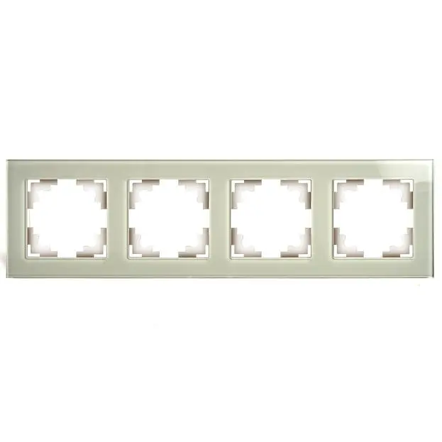 Рамка 4-местная, стекло, STEKKER 49037 GFR00-7004-07