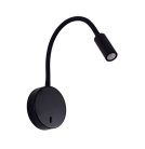 Гибкий светильник черный LED 3Вт 55см Zortes ZRS.19108.3 NIKKY