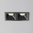 Встраиваемый светильник Maytoni DL043-02-10W4K-SQ-B-1 Alfa LED