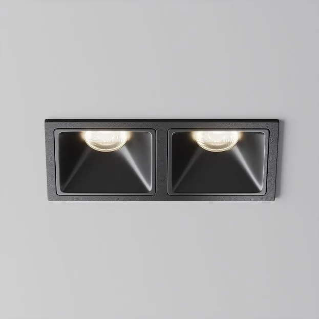 Встраиваемый светильник Maytoni DL043-02-10W4K-SQ-B-1 Alfa LED