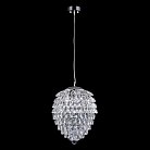 Светильник подвесной Crystal Lux CHARME SP6 CHROME/TRANSPARENT 1373/206