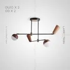 Люстра TAHVO 4 лампы Lampatron tahvo-4 6882-18837