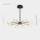 Люстра EVIAN 8 ламп Lampatron 7691-21557