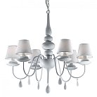 Подвесная люстра Ideal Lux 035581 BLANCHE SP6 BIANCO