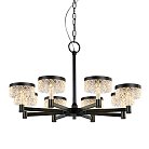 Люстра Delight Collection MD21020075-8A matt black Diamond cut
