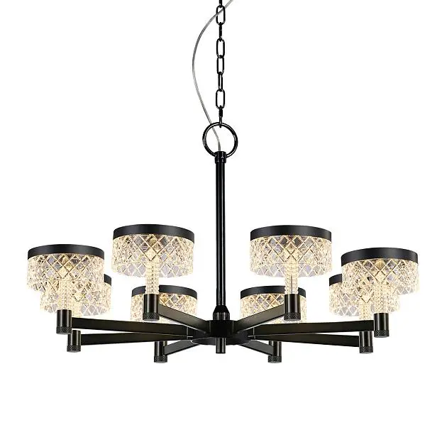 Люстра Delight Collection MD21020075-8A matt black Diamond cut Люстра Delight Collection MD21020075-8A matt black Diamond cut