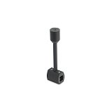 Токопроводящий прямой соединитель на стойке Donolux Connector 180 H95 B DL20224 Code 1.2