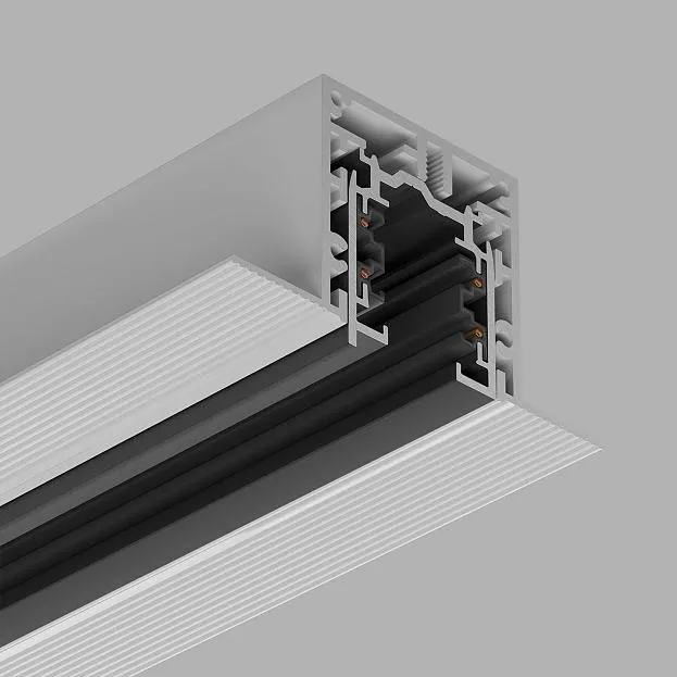 Трехфазный трек (под шпаклевку) Ledron АВД-5043 (5102) 1250 мм Black Трехфазный трек (под шпаклевку) Ledron АВД-5043 (5102) 1250 мм Black