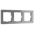Рамка на 3 поста Werkel W0032704 Acrylic графит a059323