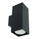 Светильник настенный ML1740 QUAD MR16 35W, 230V, 2*GU10,чёрный IP20 Feron 48427