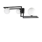Настенный светильник Ideal Lux 284286 ANGOLO PL3 NERO