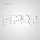 Бра BEA COMBO 7 ламп Lampatron 6426-17292