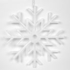Световая фигура Uniel ULD-H4040-048/DTA MULTI IP20 SNOWFLAKE