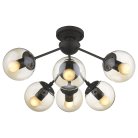 светильник потолочный, E27, 6x60W Wertmark WE236.06.027 Bolita