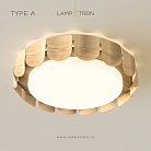 Потолочный светильник SHELT Тип А. Цвет светлое дерево Lampatron 8532-23664