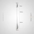 Подвесной светильник JURIS B Цвет белый матовый. С лифтом. Теплый свет Lampatron 8582-23884