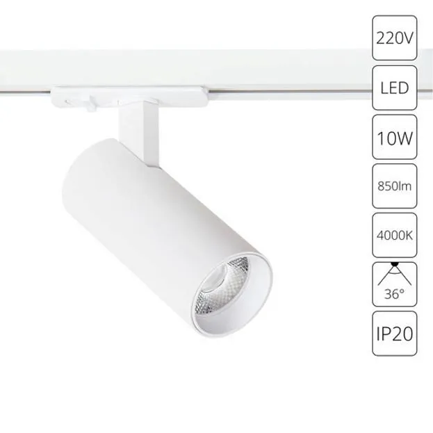 Трековый светильник Arte Lamp A1945PL-1WH BENE