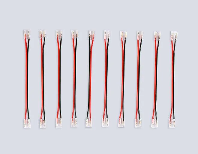 Соединитель гибкий двухсторонний COB 12/24V для лент 8/10mm (2 конт.) (10шт) Ambrella light GS7895 ILLUMINATION