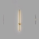 Бра KEMMA WALL Склад. 6 × 80 см. Цвет латунь. Теплый свет Lampatron s-kemma-wall-brass-80 5971-25634
