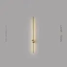 Бра KEMMA WALL Склад. 6 × 80 см. Цвет латунь. Теплый свет Lampatron s-kemma-wall-brass-80 5971-25634