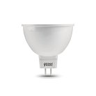 Лампа cветодиодная Gauss 13526T GU5.3 5.5W 4100K матовая (3 шт.) Elementary MR16