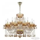 Люстра Bohemia Ivele Crystal  5413/10+5/240 G Amber/M-1G K721