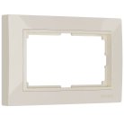 Рамка для двойной розетки Werkel W0082003 (слоновая кость, basic) a051293 Snabb
