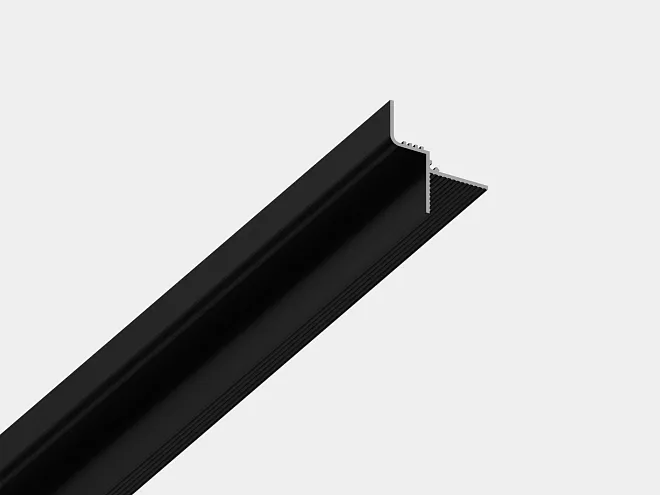 Безрамный «теневой» профиль SWG FGC-12-BL-2 для установки в гипсокартон черный, отступ 12 мм 00-00022515