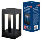 Наземный светильник Uniel ULU-T03A-10W/3000K IP65 BLACK
