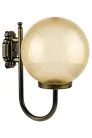 Настенный фонарь уличный Oasis Light 88201PG 10 Gb Globo Prism gold